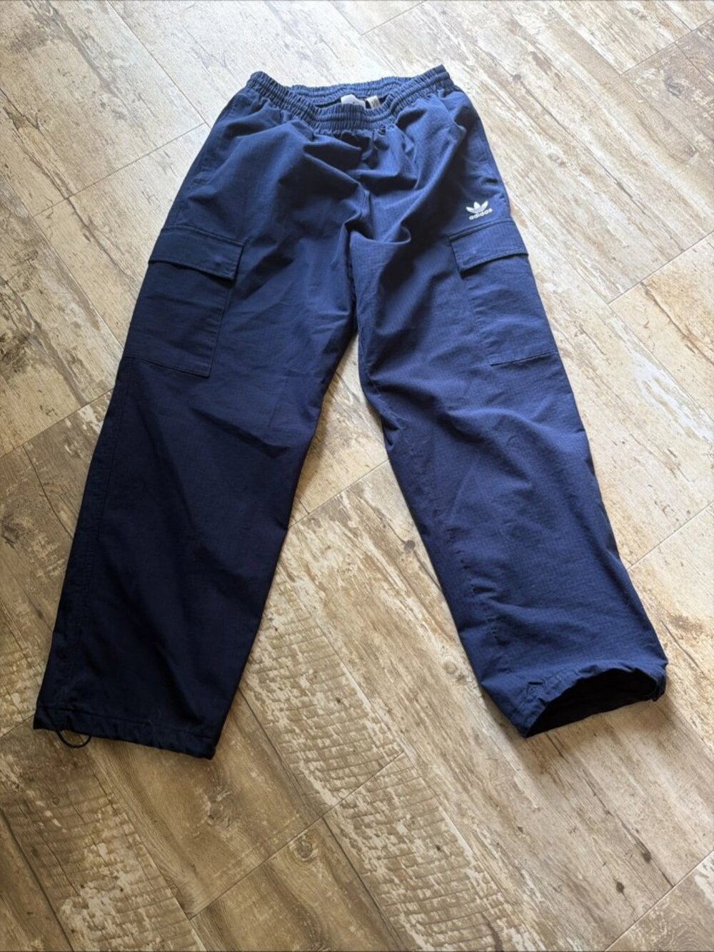 Adidas Originals Trileaf Blue Cargo Pants Men’s Medium